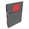 Tru Red Large Mastery Journal with Pockets, 1 Subject, Narrow Rule, Charcoal/Red Cover, 10 x 8, 192 Sheets TR58437 - alternate 3